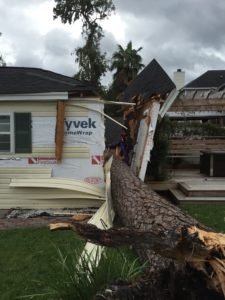 Hurricane Matthew Garage Damage