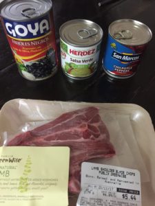 Things you need for Lamb Tacos