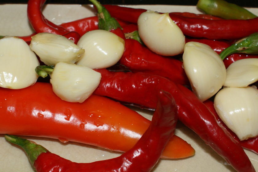 Peppers and Garlic