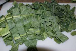 Collards Before